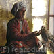 Afghan Tribesman | (sold) | 23 x 18cm | Egg tempera and gold leaf/gold leaf on wood Afghan Tribesman