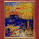 Rainbow Bridge of China | | 21 x 30cm | Glass paints with outline baked on glass Rainbow Bridge of China