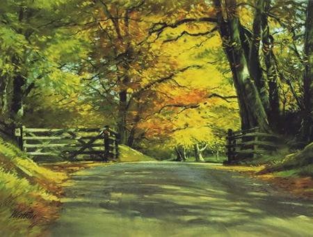 Greetings Cards Pack A - Crowcombe Park Gate, Quantocks