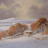 Winter commes to Dunkery, Exmoor