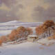 Winter Comes to Dunkery,… | £525 | 49 x 37cm | Pastel Winter Comes to Dunkery,…