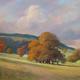 Nettlecombe in Autumn | £495 | 54 x 36cm | Pastel Nettlecombe in Autumn