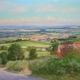 Road to Nether Stowey | £495 | 51 x 34cm | Pastel Road to Nether Stowey