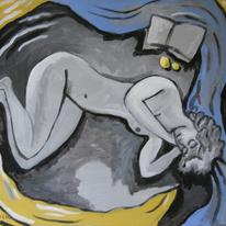 Two lemons and grey nude
