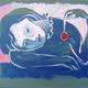 Girl with a cherry