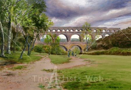 Pont du Gard, aqueduct, Languedoc, France