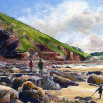 On the rocks, Devon
