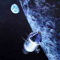 The first orbit of the Moon, Christmas 1968