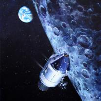 First orbit of the Moon, Apollo 8, Christmas 1968