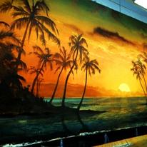 Tropic backdrop