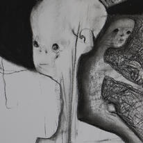 still from installation draw 