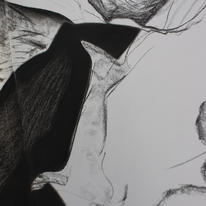 still from installation draw 