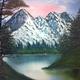 winter sunrise | | | oil on canvas winter sunrise