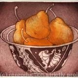 Pears - Etching