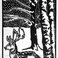 Winter Deer