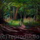 Woodland Scene | £350 | 50 x 60cm | pastel painting Woodland Scene