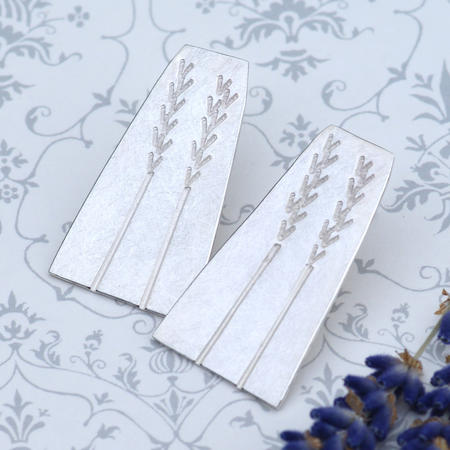 Extra Large Lavender Earrings £55.00