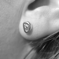 Sands1 Tiny Footprint Earrings £19