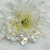Personalised Oak Leaf Bracelet From £45