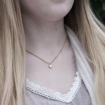 Gold Collection- 9ct Yellow Gold Heart Necklace £189