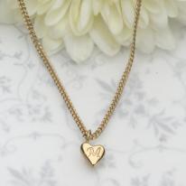 Gold Collection- 9ct Yellow Gold Heart Necklace £189