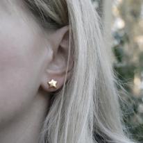 Gold Collection- 9ct Gold Star Earrings £138