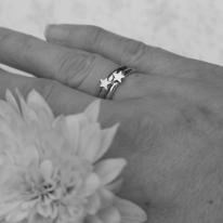 Gold Collection- 9ct Yellow and White Gold Star 2 Rings £415