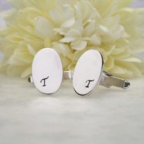 Personalised Oval Cufflinks £90