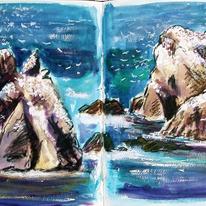 The Garden Rocks, Alderney - The Channel Islands