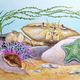 Velvet Crab | | | Watercolour Painting Velvet Crab