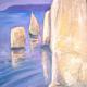 Pinnacles, Dorset | | | Oil on Canvas Pinnacles, Dorset