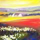 Devon Cottages | £220 | | Acrylic on Canvas Devon Cottages