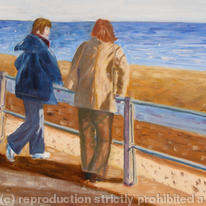 Looking out to sea