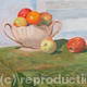 Fruit on a Green Cloth