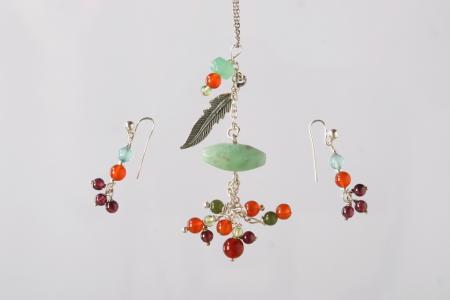 Nature Charms Collection - Feather Cluster