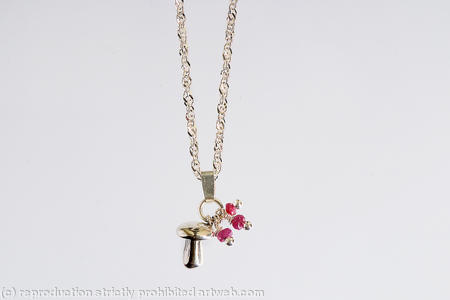 Nature Charms Collection - Magic Mushroom Necklace