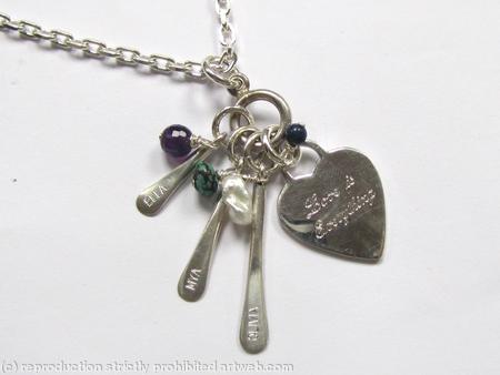 Love Is Everything Personalised Charm Necklace