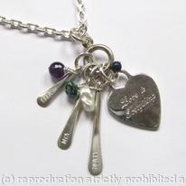 Love Is Everything Personalised Charm Necklace