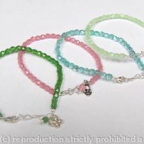 Crystal charm bracelets