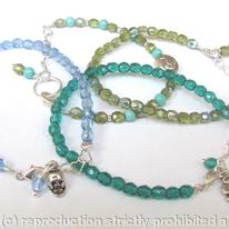 Crystal charm bracelets