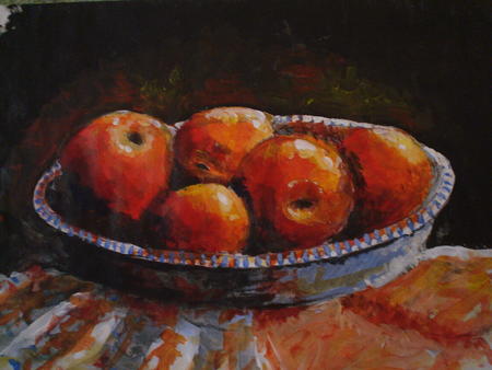 Bowl of Nectarines