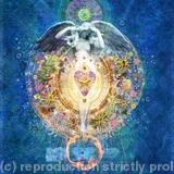Heaven & earth blue - boxed & framed giclee print
