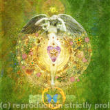 Heaven & earth green - boxed & framed giclee print