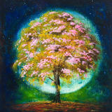 Aura Tree - framed giclee card