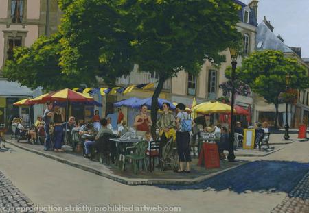 Breton cafes by Paul Winder