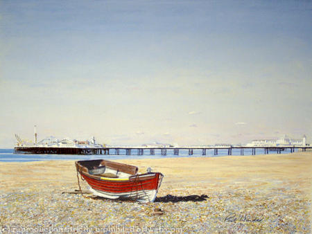 Brighton beach scene by Paul Winder