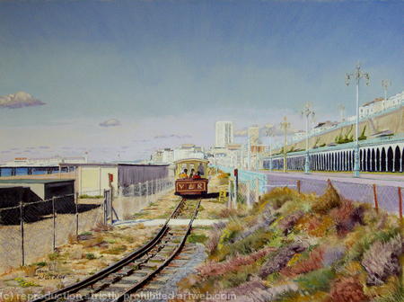 Brighton Seafront with Volks Railway by Paul Winder