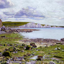 Chalk cliffs by Paul Winder (print)