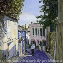 Village street, South of France by Paul Winder