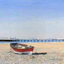 Brighton beach scene (print) by Paul Winder